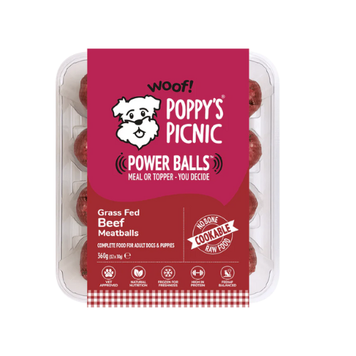 Poppy's Picnic Power Balls Beef (12 x 30g) 360g