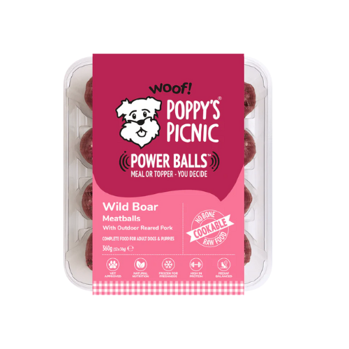 Poppy's Picnic Power Balls Wild Boar (12 x 30g) 360g