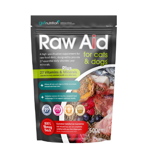 Raw Aid for Dogs and Cats